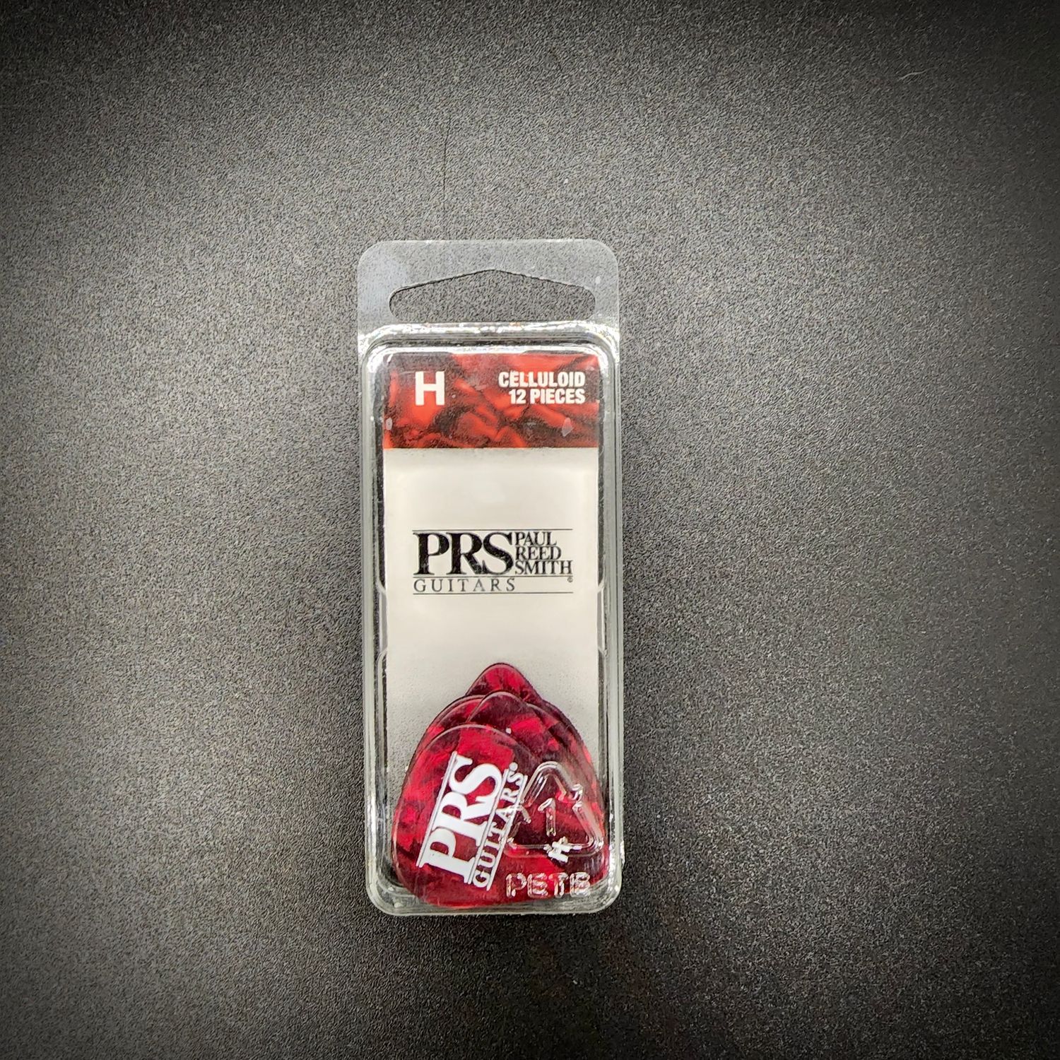 PRS Picks Celluloid Red No Punch Heavy
