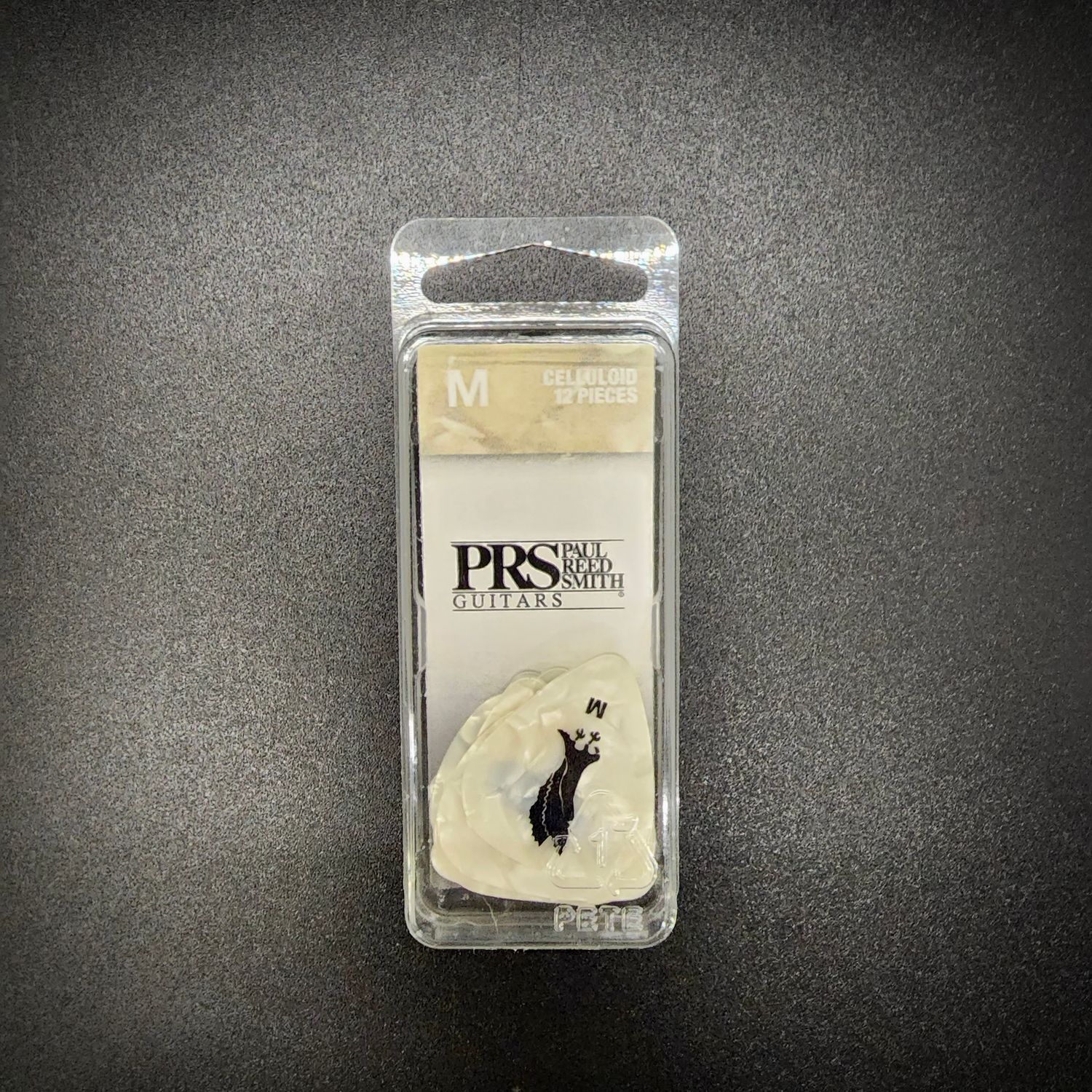 PRS Picks Celluloid White No Punch Medium