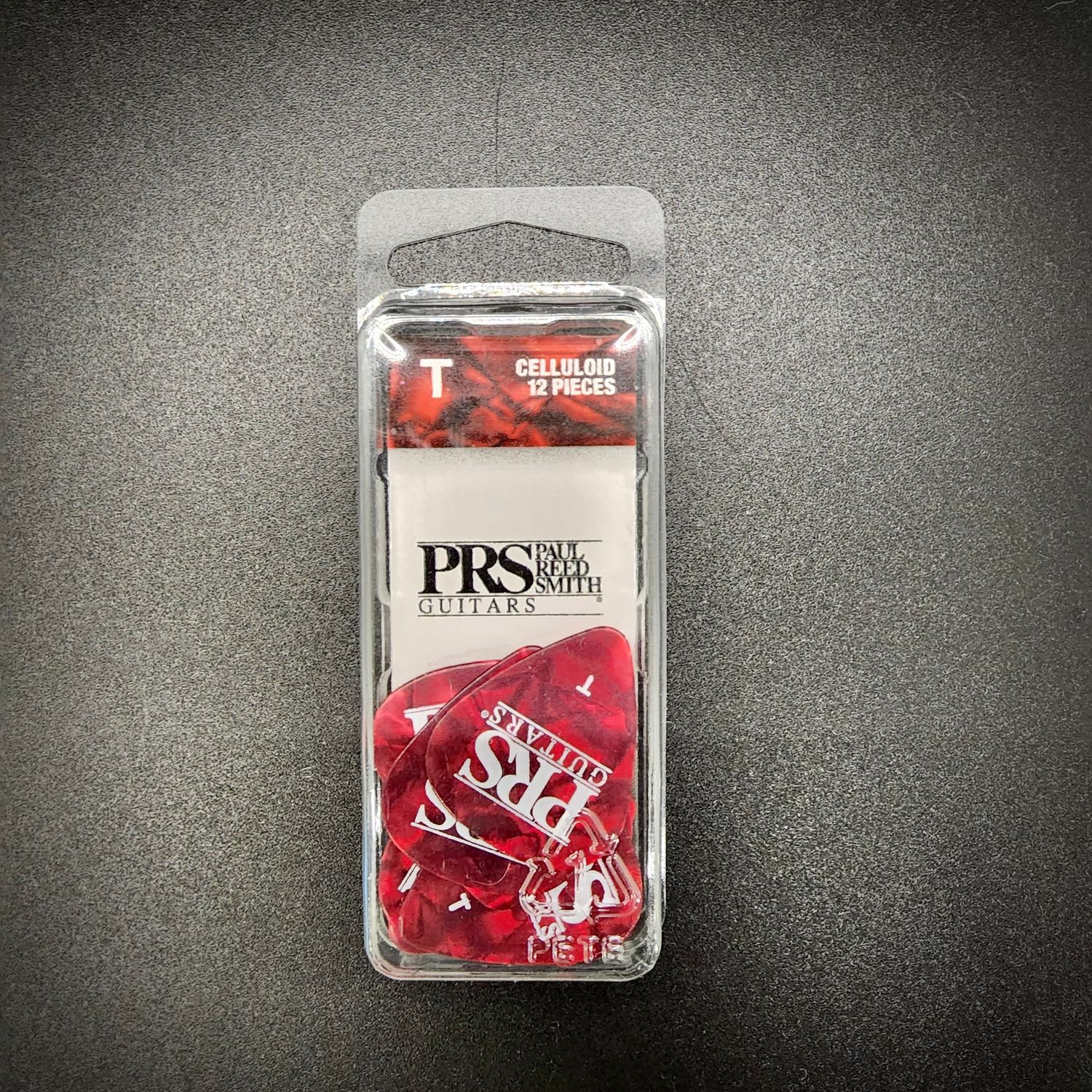 PRS Picks Celluloid Red No Punch Thin
