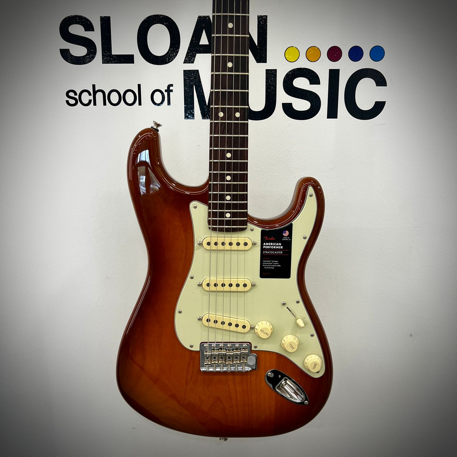 Fender American Performer Stratocaster - Honey Burst, Rosewood
