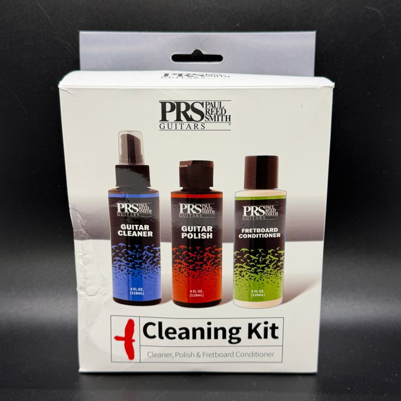 PRS Guitar Care Bundle - Includes Guitar Cleaner, Guitar Polish, Fingerboard Conditioner & 3 Microfiber Polishing Cloths