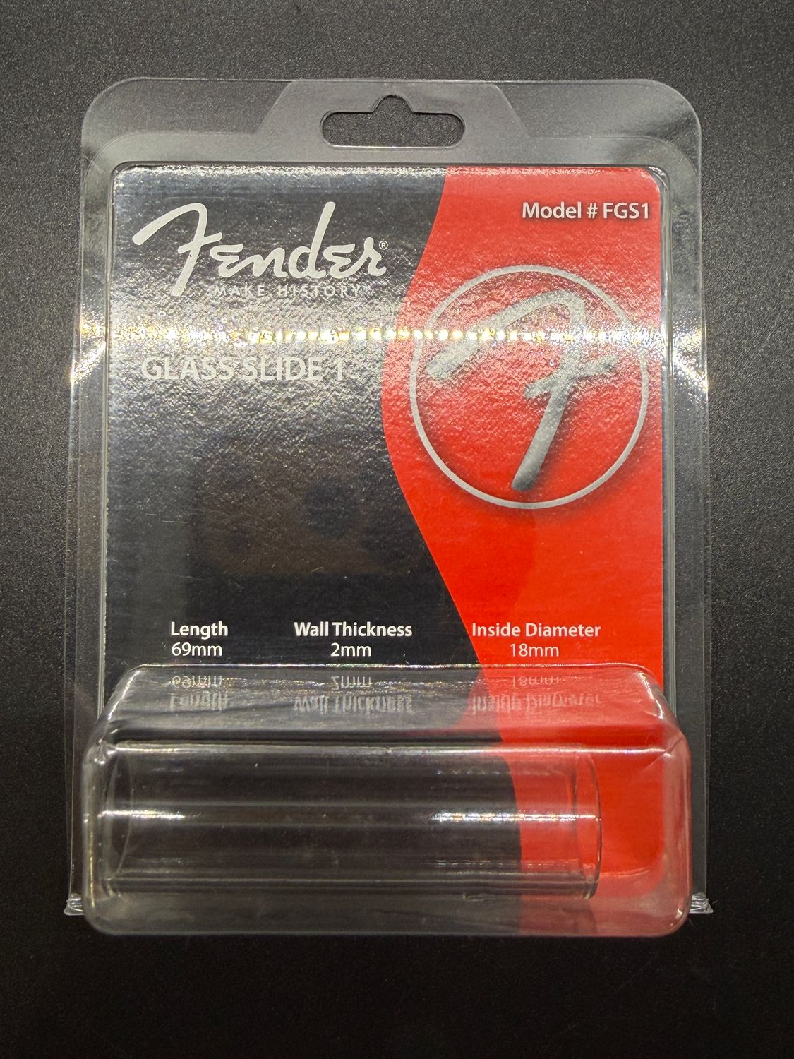 Fender Glass Slide - Medium - Standard Wall Thickness