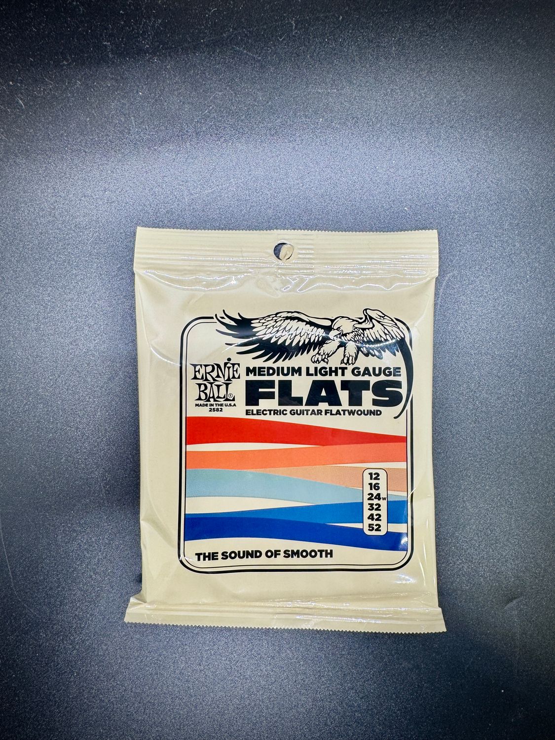 Ernie Ball Medium-Light Stainless Steel Flatwound Electric Guitar Strings - 12-52 Gauge