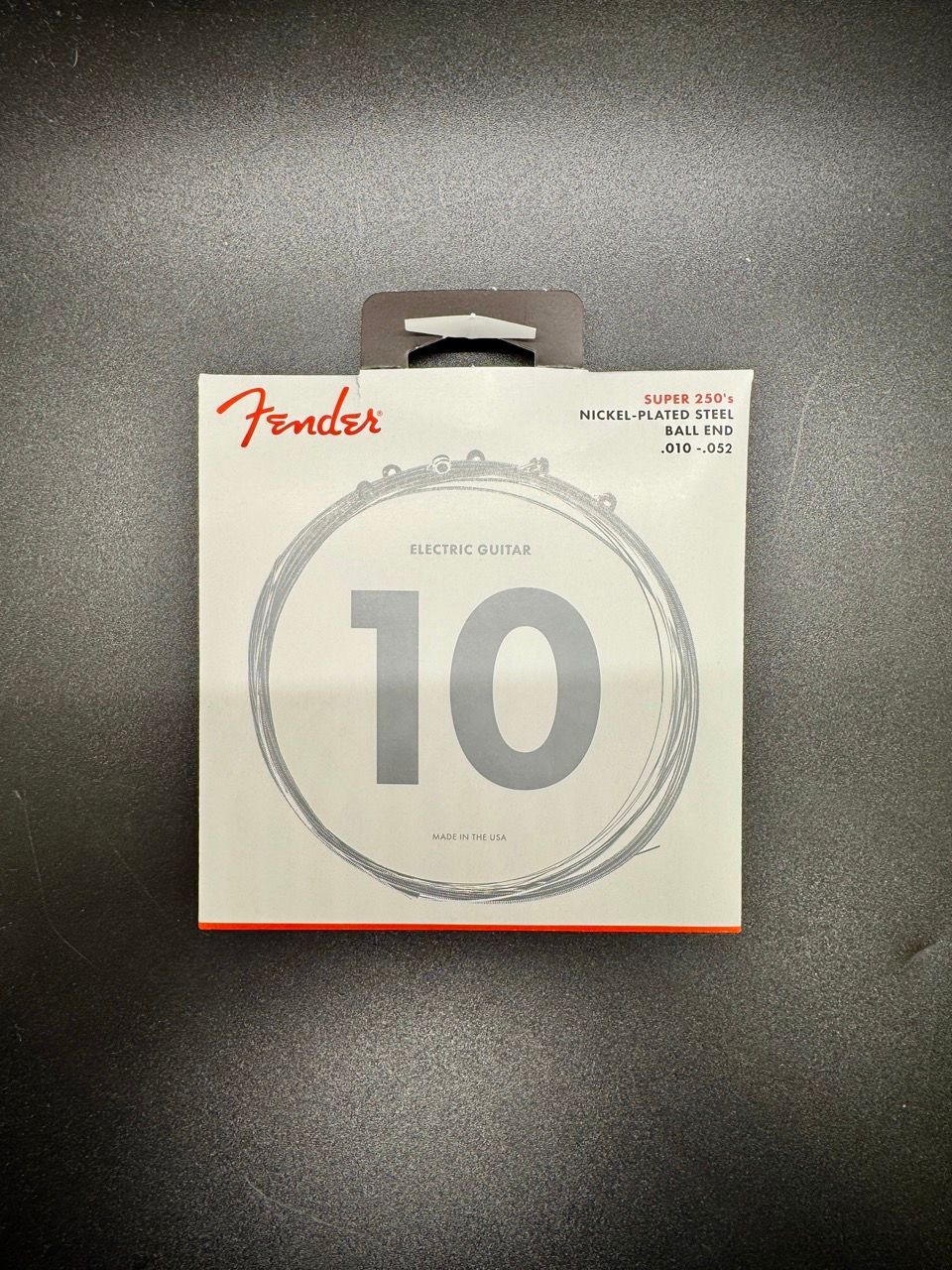 Fender Super 250's Nickel-Plated Steel Electric Guitar Strings - .010-.052