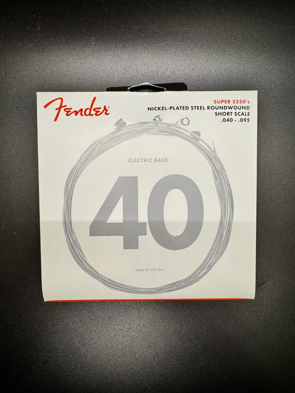 Fender 5250 Short Scale, 5250XL .040-.095, Roundwound Bass Strings, Nickel-Plated Steel