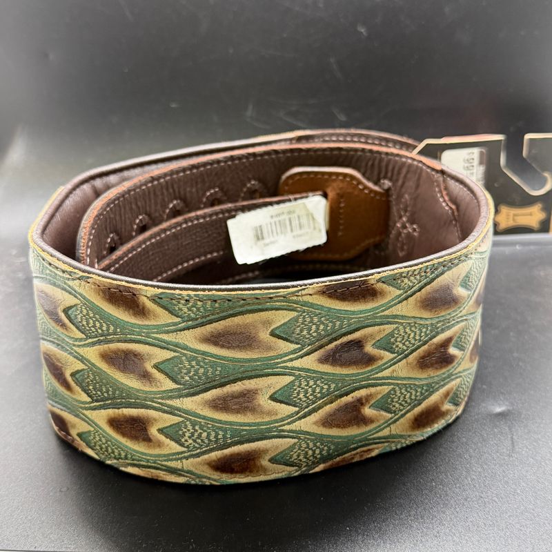 Levy's Sundance  Series Embossed Leather Strap - Arrowhead Turquoise