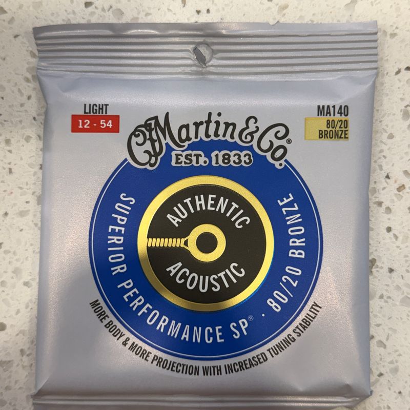 Martin Authentic Acoustic SP 80/20 Strings - 12-54