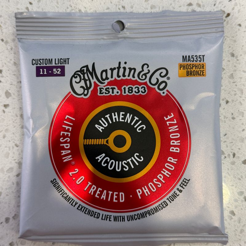 Martin Authentic Lifespan SP Phosphor Bronze  Acoustic Strings - 11-52