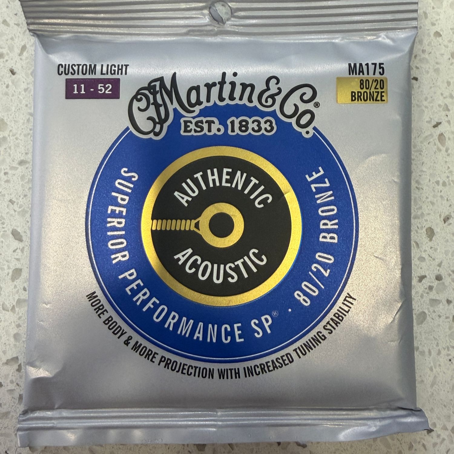 Martin Authentic Superior Performance SP 80/20 Bronze - 11-52