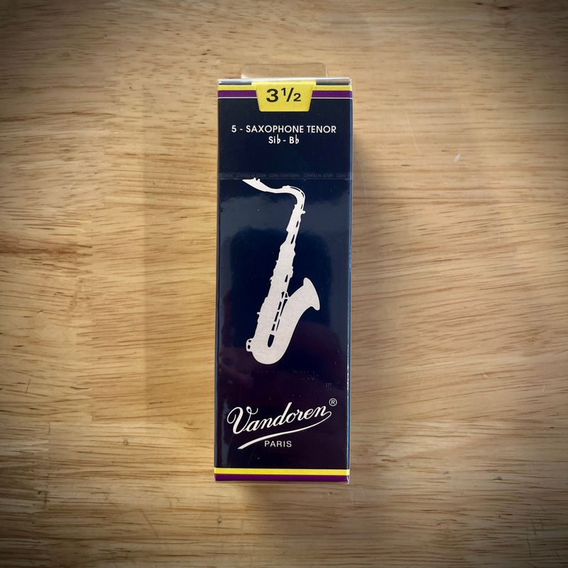 Vandoren Tenor Sax Reeds 3.5 - 5pk