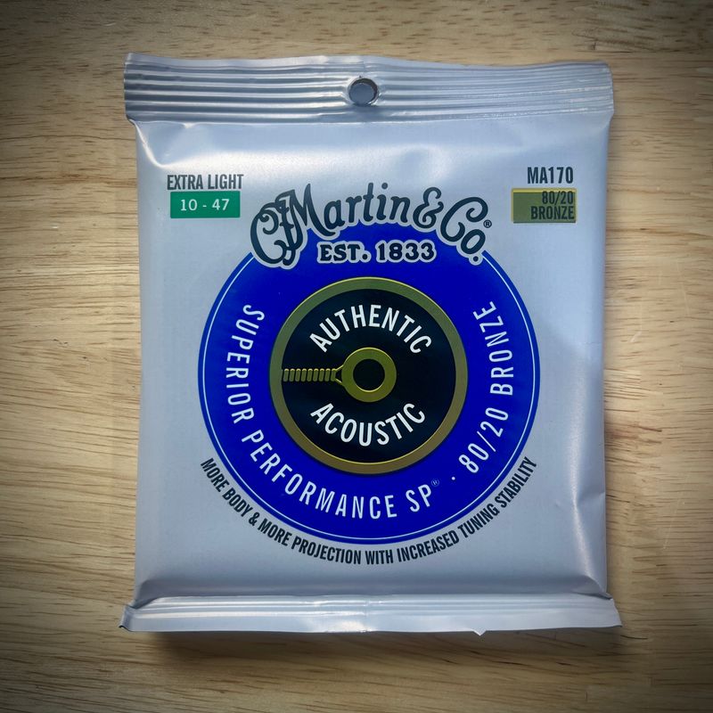 Martin Authentic SP 80/20 Bronze Acoustic Strings - 10-47