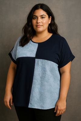 remera combi broderie