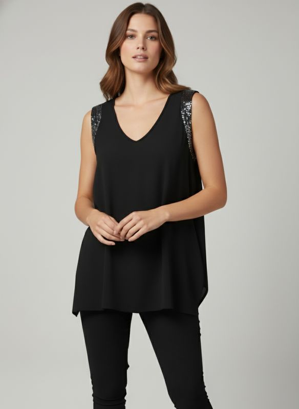 musculosa microfibra evasé