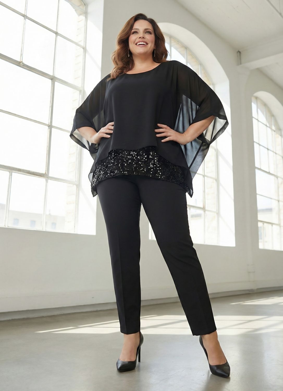 casaca gasa faja lentejuelas