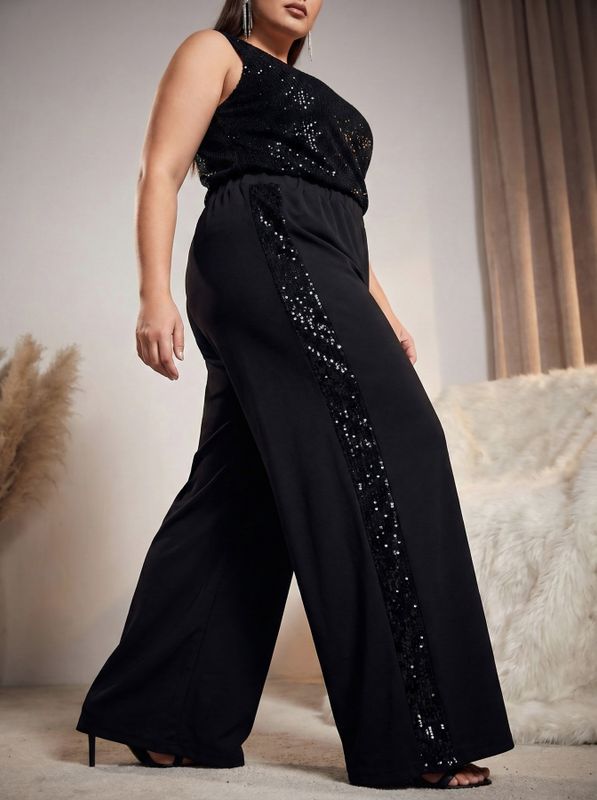 palazo microfibra con lentejuelas