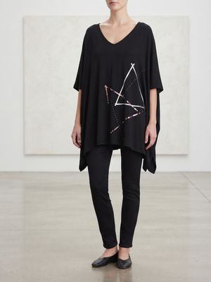 Remera tipo Poncho mc