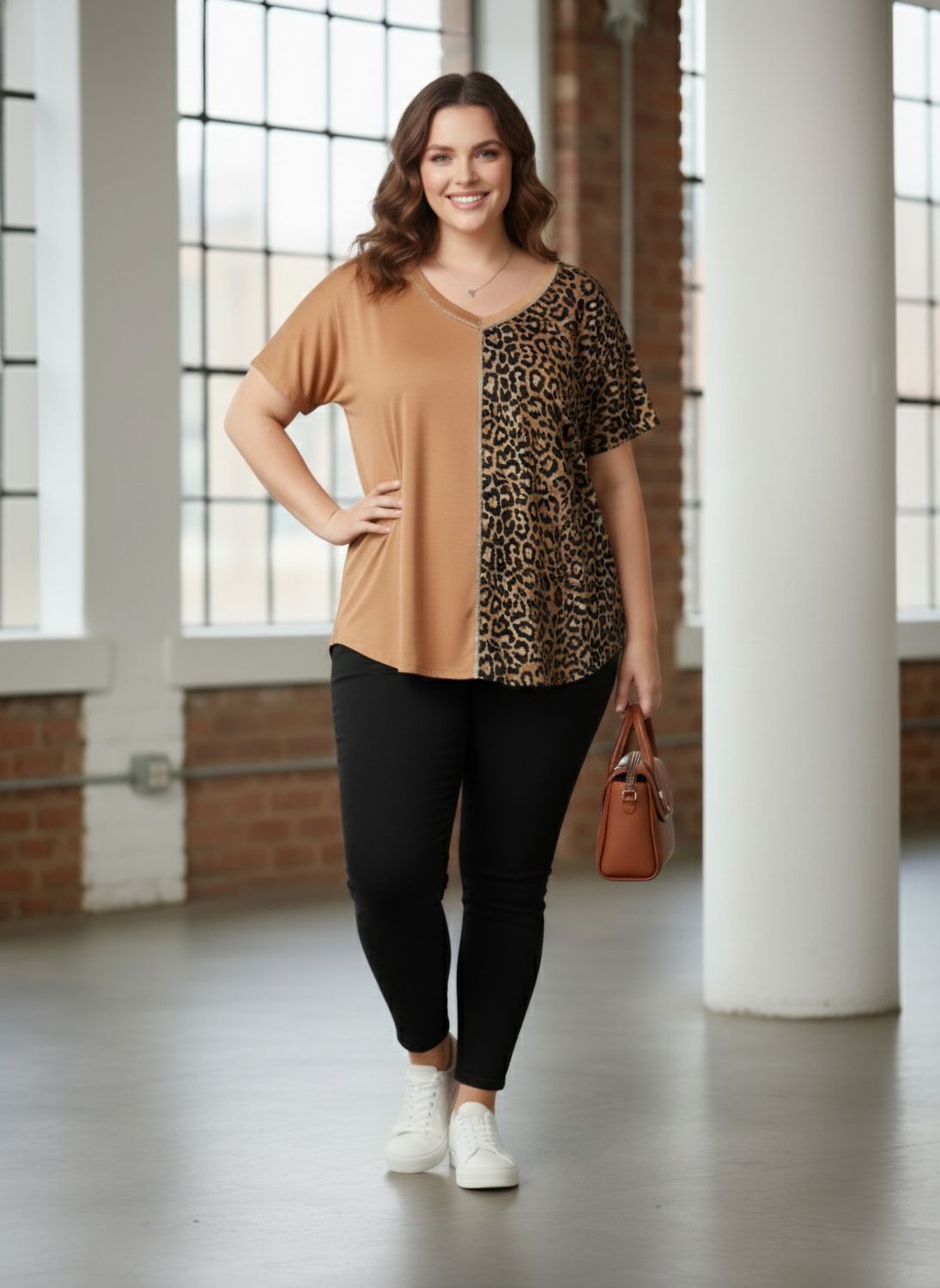 remera evasé combi animal