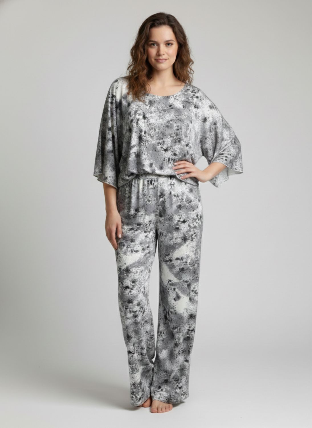 palazo microfibra estampada