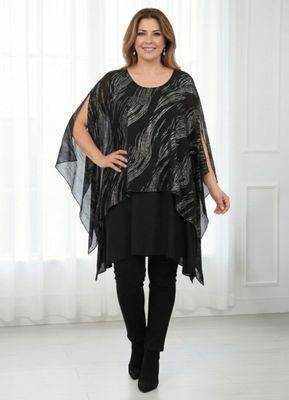 casaca larga, gasa doble.