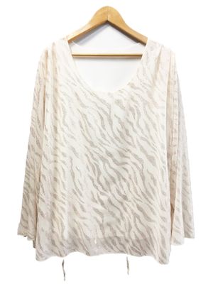 casaca gasa glitter manga larga