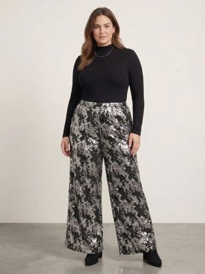 palazo ancho de gasa