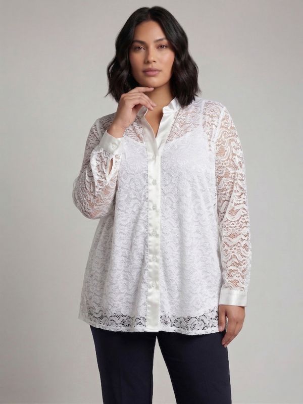 camisa de encaje