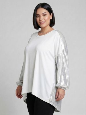 remerón microfibra espalda lurex