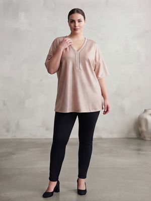 remera lurex strass Y