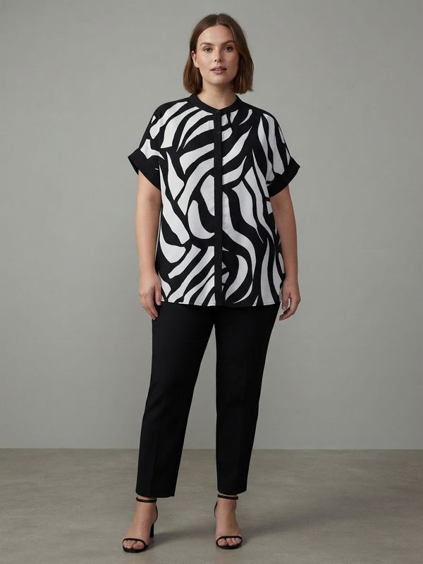 casaca mao estampado