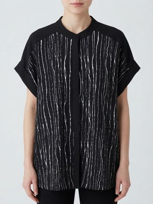 casaca mao estampado