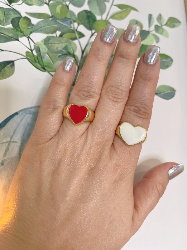 RED HEART RING