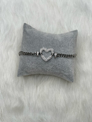 Amor Mío Silver Bracelet