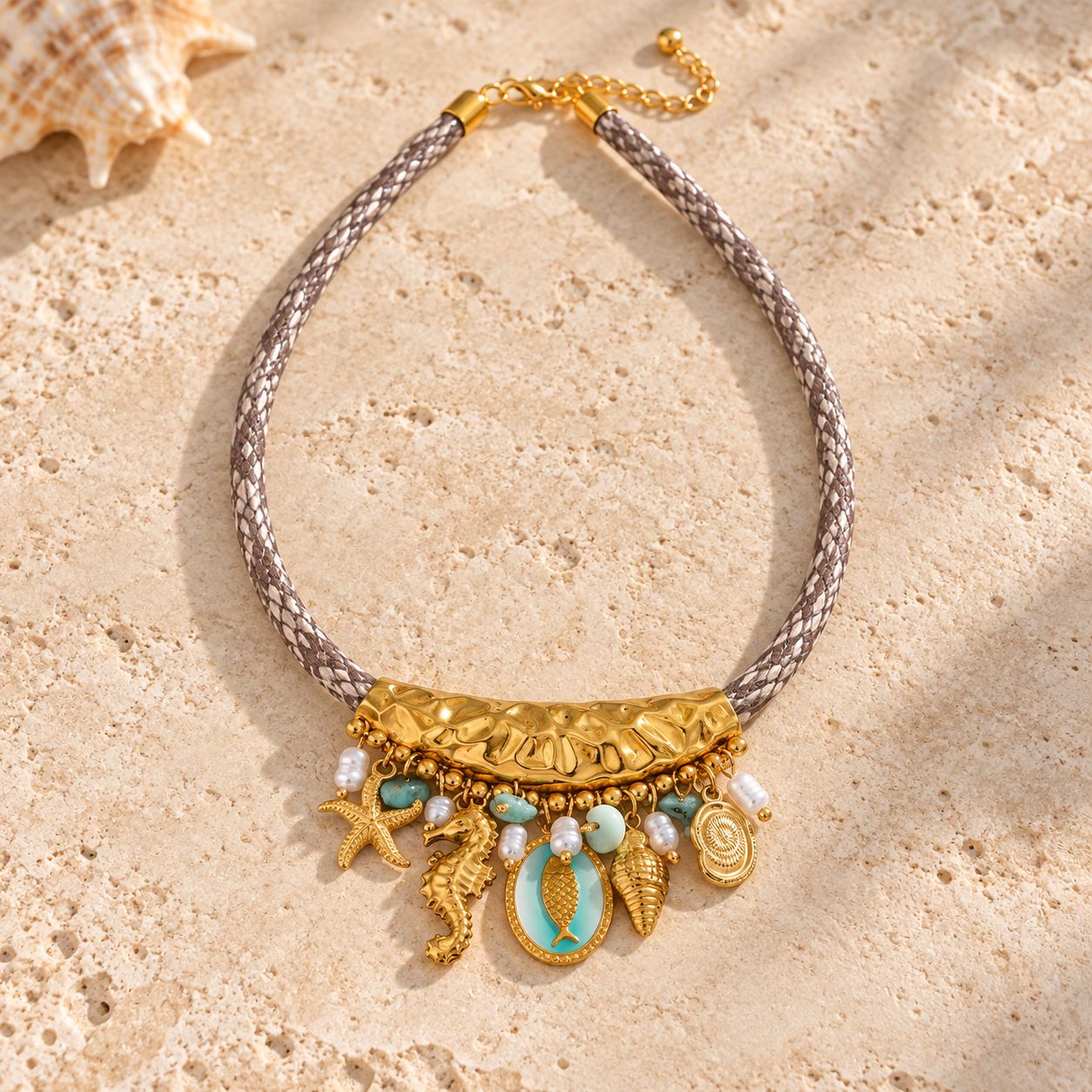 Ocean Keepsake Charm Necklace
