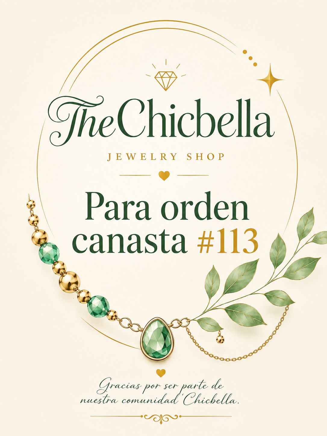 Order Para Canasta #113