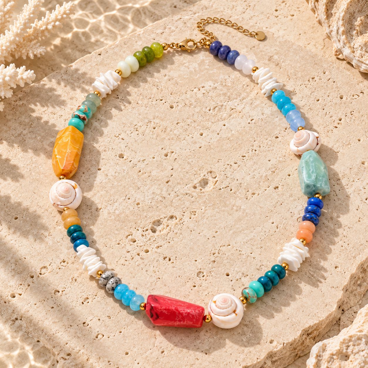 Coastal Mosaic Necklace