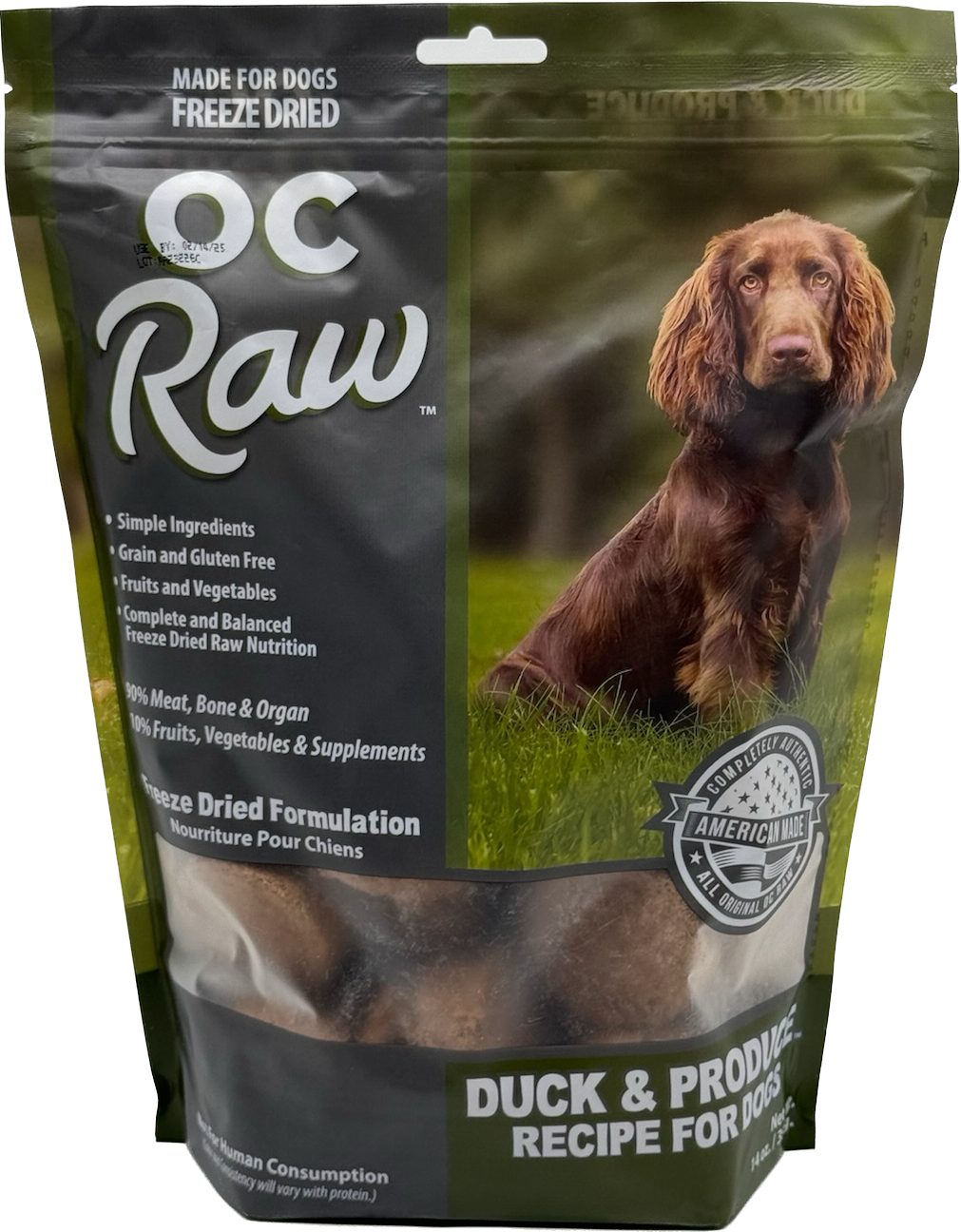 OC Raw Duck Sliders 14 oz FD