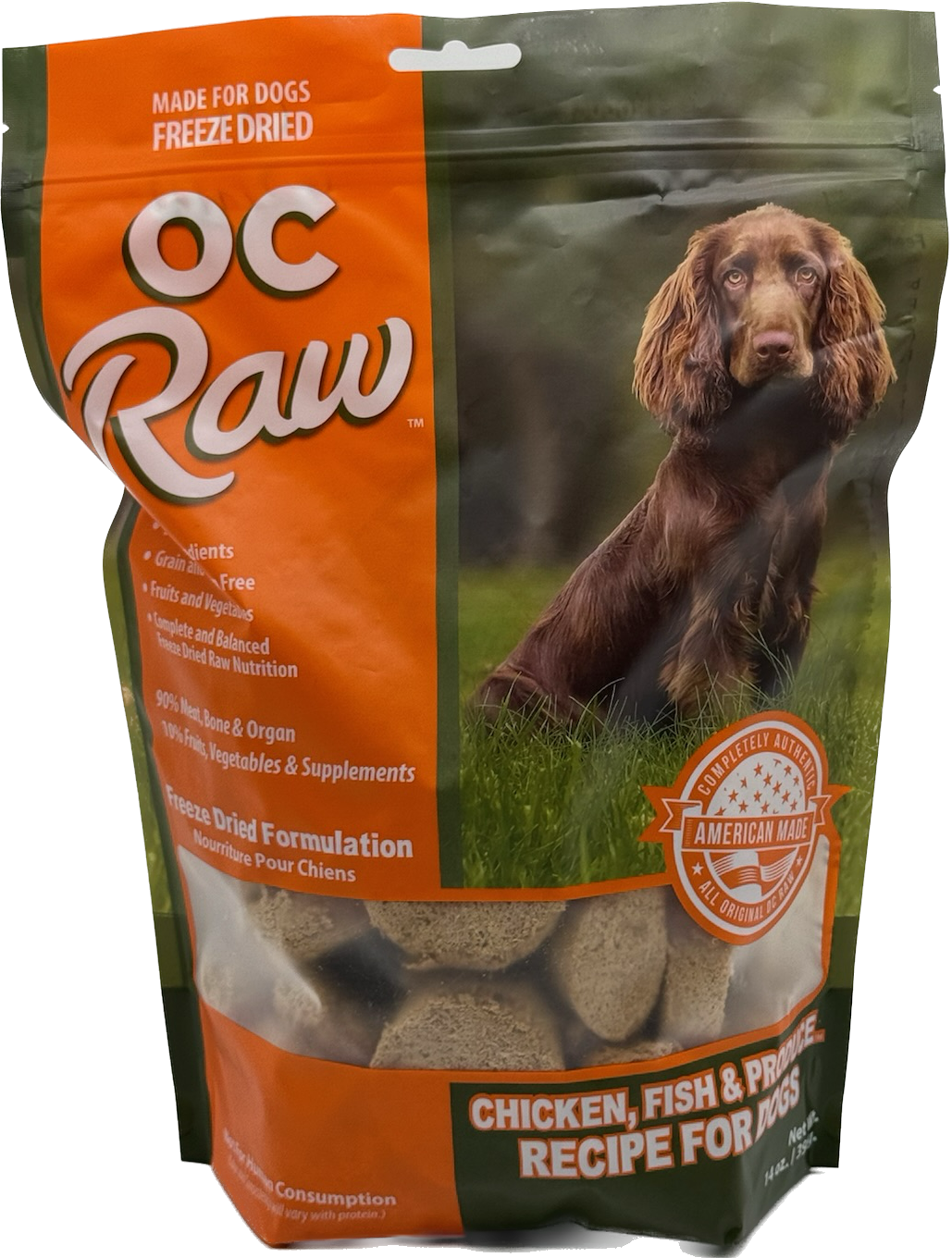 OC Raw Chicken &amp; Fish Sliders 14 oz FD