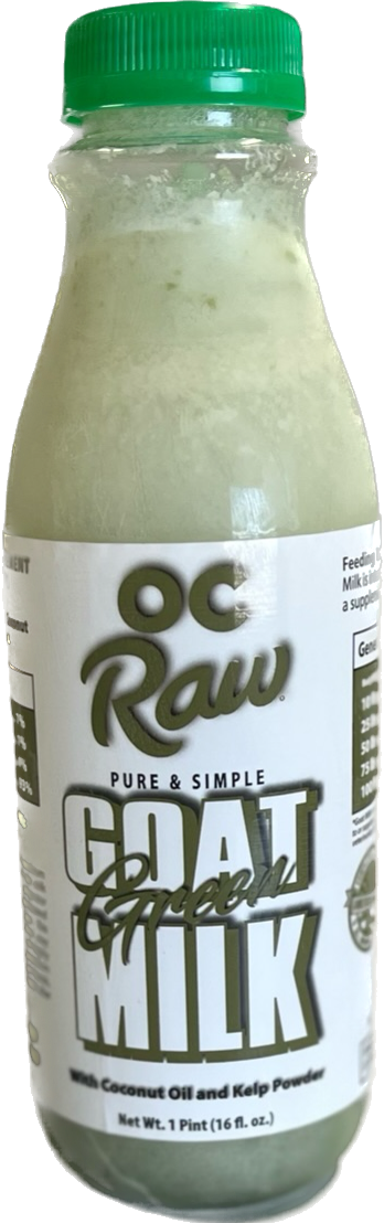 OC Raw Green Goat Milk 16oz