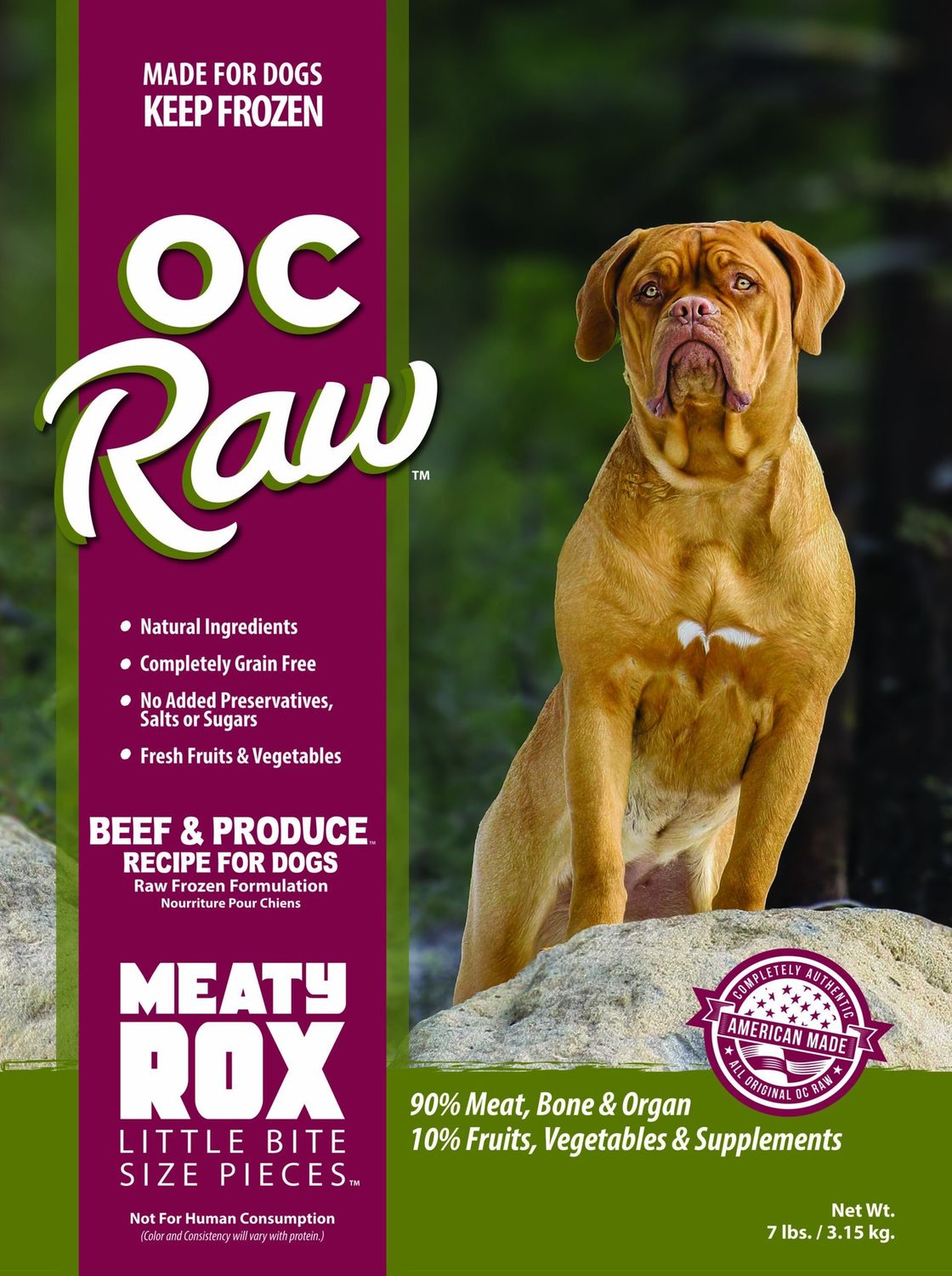 OC Raw Beef 7# Rox