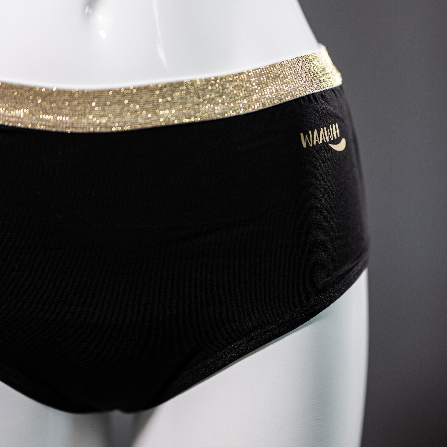 Culotte menstruelle Modèle SOLEIL (doré du S au XL)