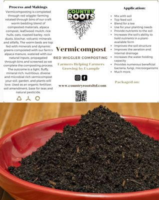 Vermicompost/Worm Castings - Country Roots