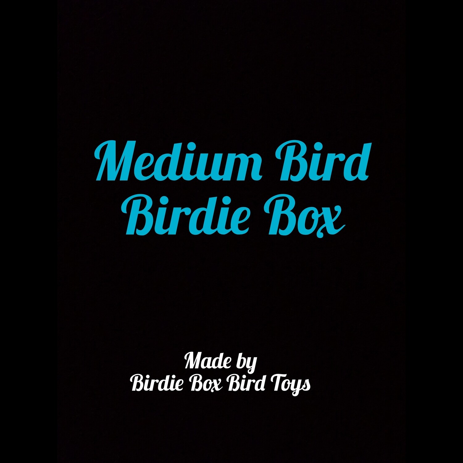 Medium Birdie Box ( for medium birds)