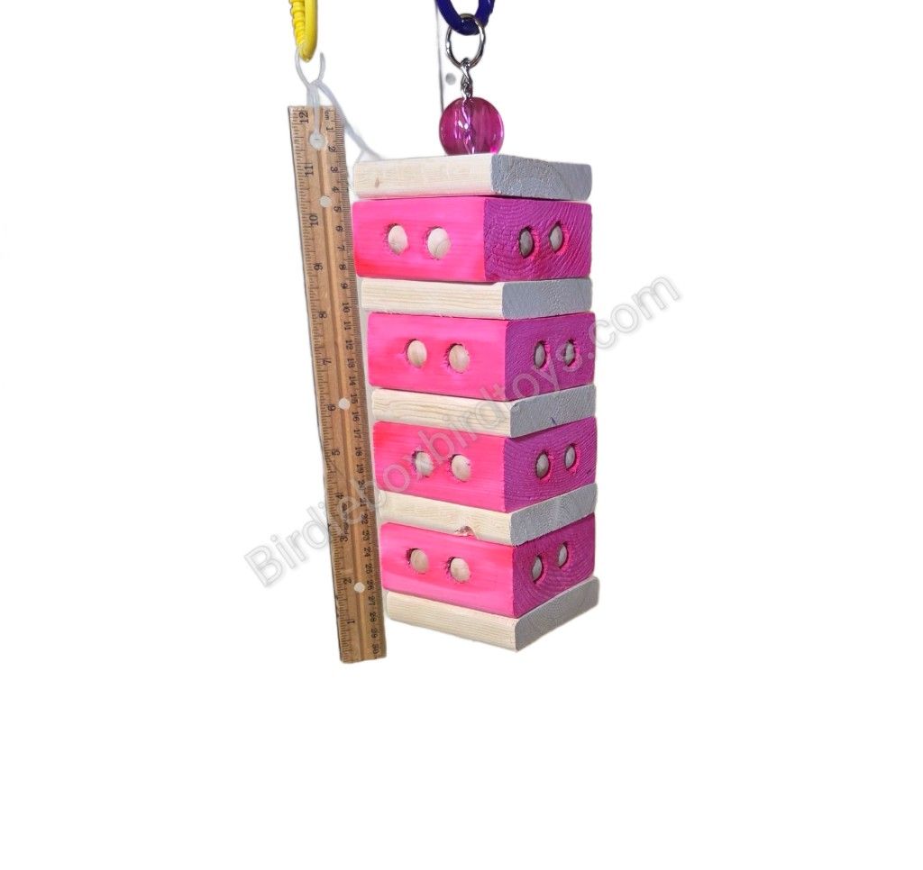 Bead Stack Bead Stack, Color: Pink, Hardware: Nickel plated