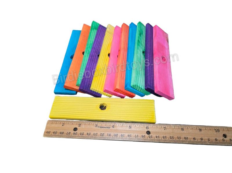 6.5" Colored Pine Plank