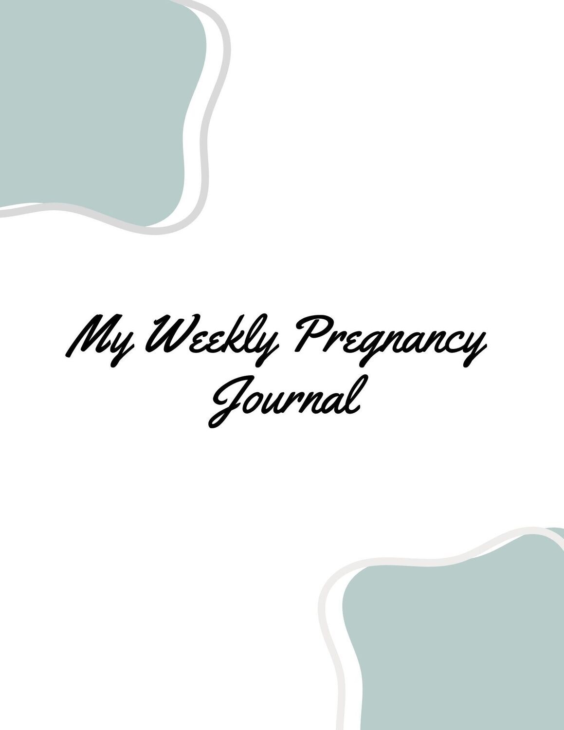 Blossoming Moments Pregnancy Journal.