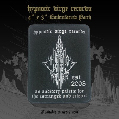 Hypnotic Dirge Records Embroidered Patch