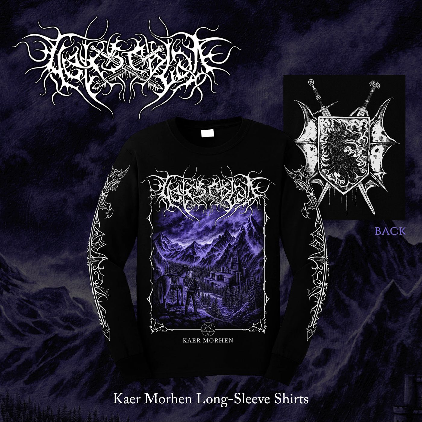 Hekseblad - &quot;Kaer Morhen&quot; Long-Sleeve Shirt