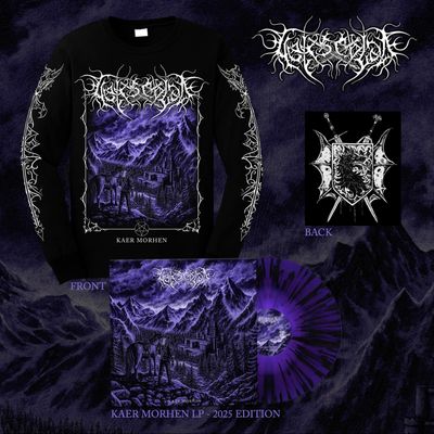 Hekseblad - &quot;Kaer Morhen&quot; Long-Sleeve Shirt / LP Bundle