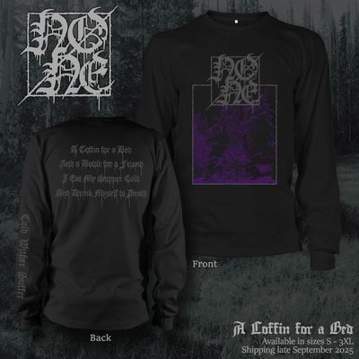 NONE - &quot;A Coffin for a Bed&quot; Long-Sleeve Shirt