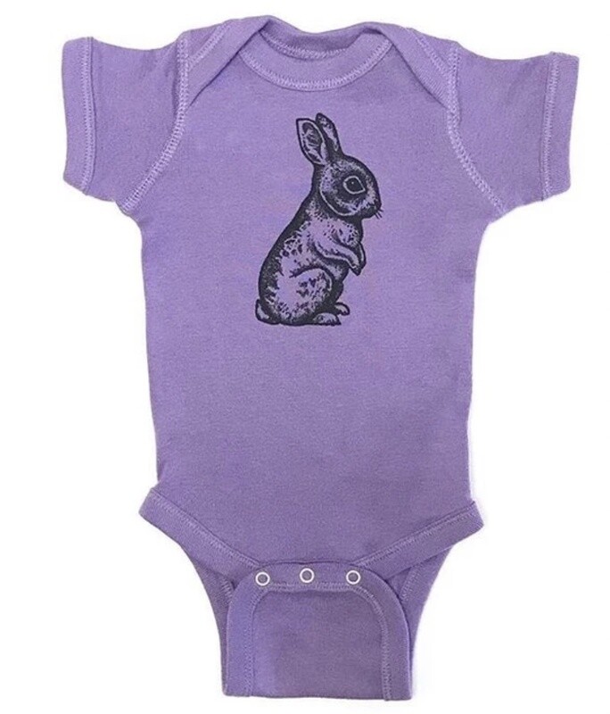 Onesie - Purple Bunny